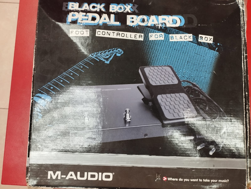 Pedal board M-Audio Black box