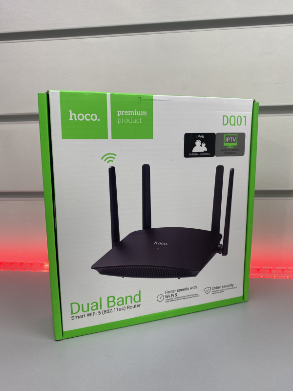 Сетевое оборудование Wi-Fi Роутер Hoco DQ01