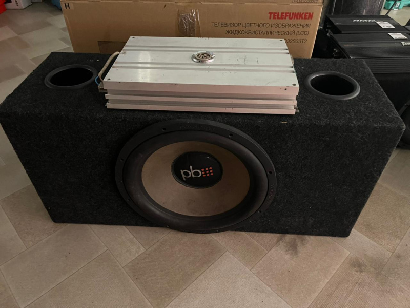 Авто сабвуфер Power Technic POWERBASS 800w