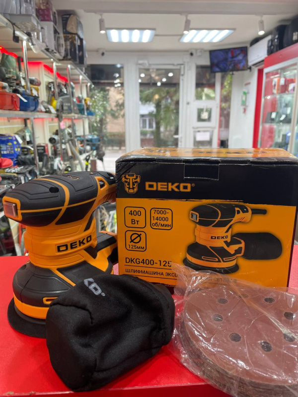 Шлифмашинка Deko dkg400-125