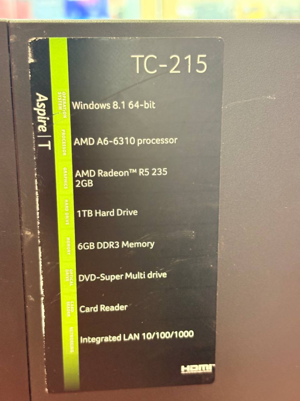 Системный блок Acer TC-215