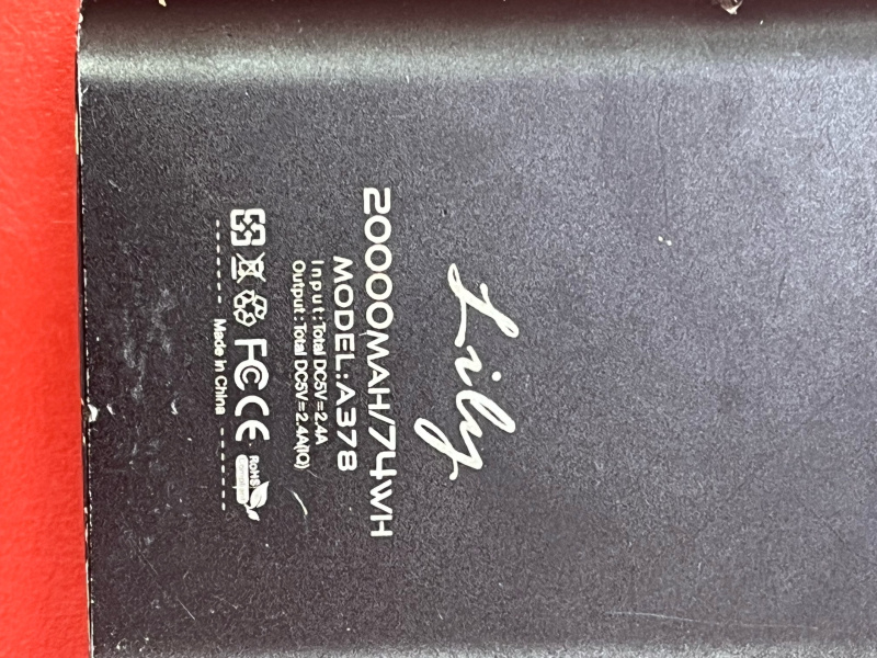 Внешний аккумулятор Aspor 20000