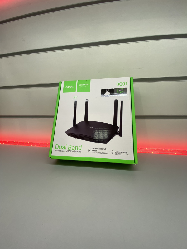 Сетевое оборудование Wi-Fi Роутер Hoco DQ01
