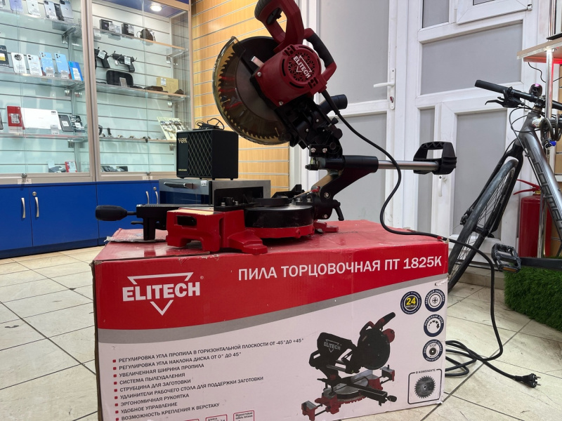 Торцовочная пила Elitech ПТ 1825К
