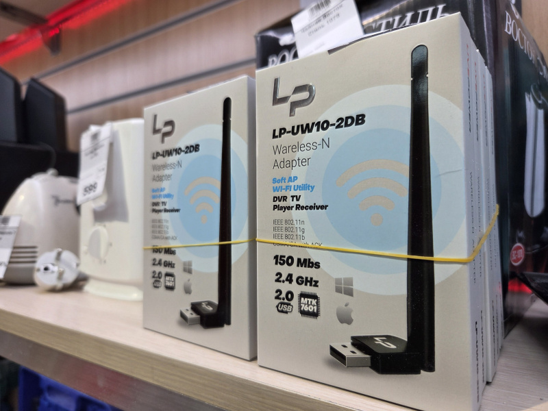 Wi-Fi Адаптер  USB LP-UW10-2DB MTK7601