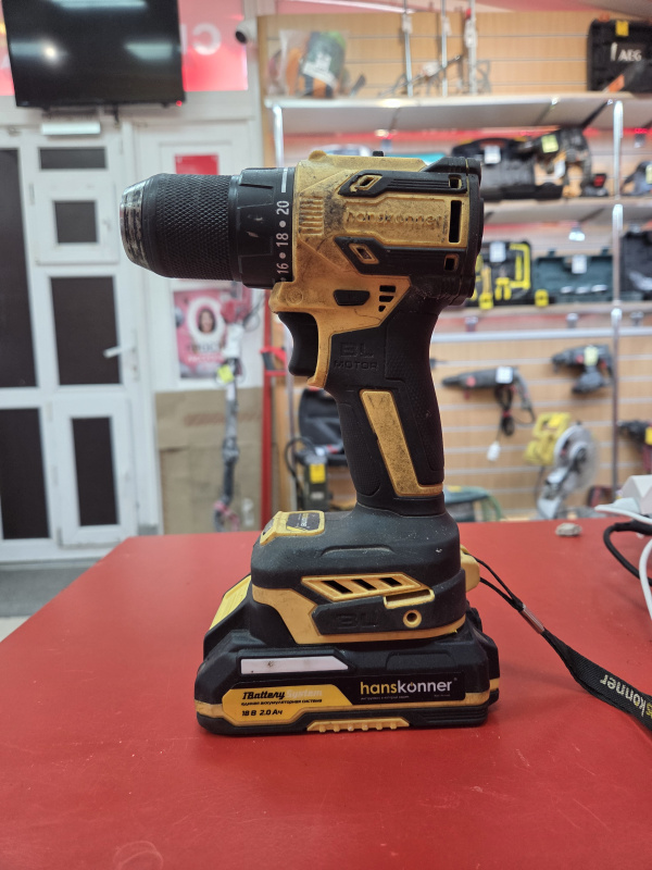 Шуруповерт Hanskonner HCD2065BLC
