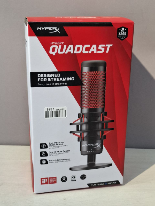Микрофон HyperX Quadcast