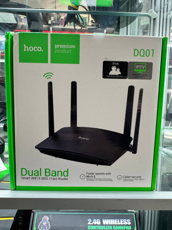 Сетевое оборудование Wi-Fi Роутер Hoco DQ01