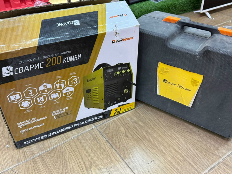 Инверторный полуавтомат (MIG-MAG) Сварис 200 комби