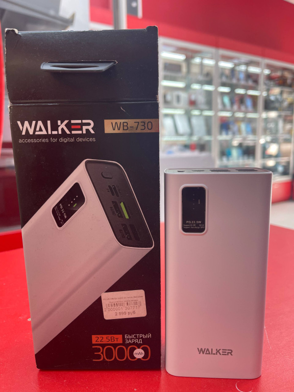 Внешний аккумулятор Walker 30 000 W